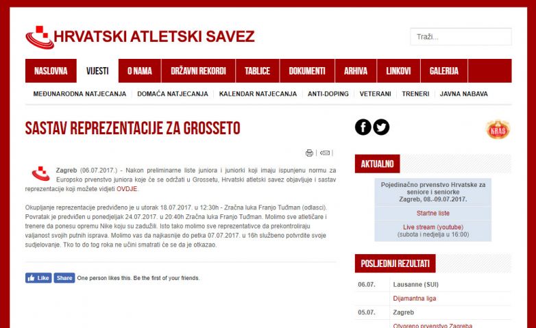 Pozivnice za Grosseto