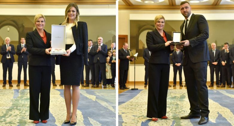 Sandra i Edis odlikovani!